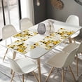 thumbnail image 4 of Placemats Set of 6, Gnome Honey Bee Place Mats Sunflower Retro Tablemats Washable Placemat Table Decoration for Kitchen Table Dinner Party Home Decor Indoor Outdoor 13x19 Inch, 4 of 9