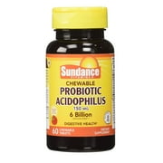 Sundance Probiotic Acidophilus Vitamins 500 Million Organisms 60 ct, 4-Pack