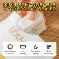 thumbnail image 5 of Vacuum Sealer Kit, Mini Bag Sealers, Bag Sealer, Mini Rechargeable Magnetic Bag Sealer, Compact and Portable, Efficient Plastic Bag Sealing, Mini Bag Sealer Rechargeable, Bag Sealer Mini, 5 of 7