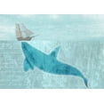 thumbnail image 2 of Phillip, Jamie 24x18 White Modern Wood Framed Museum Art Print Titled - Giant Whale, 2 of 4