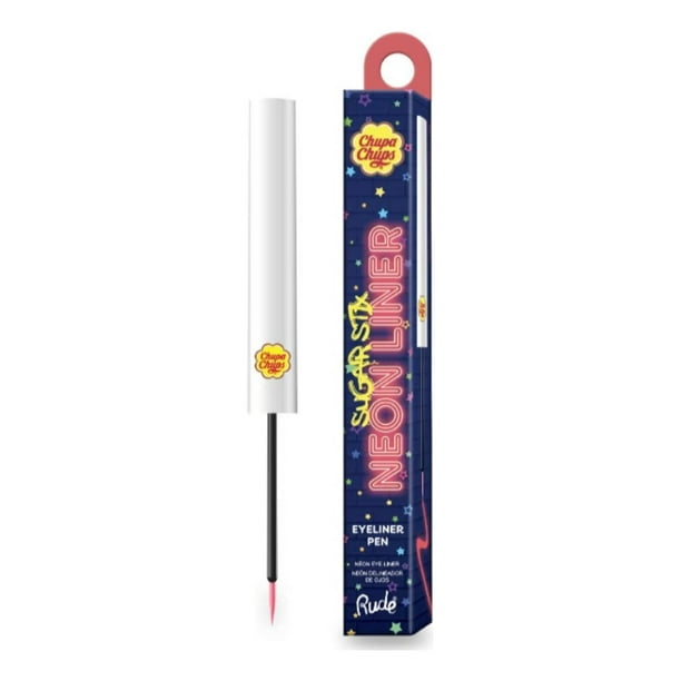 RUDE Delineador de Ojos Activado Chupa Chups Sugar Stix Neon Liner Shocking Strawberry
