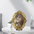 thumbnail image 1 of Cadre Photo Style Rétro Support d'Affichage d'Image Cadre Photo Floral Embossé, 1 of 8