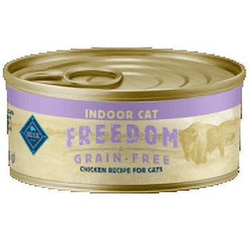 Blue Buffalo Freedom Indoor Adult Grain-Free Wet Cat Food, Chicken, 3-oz, Case of 24