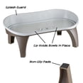 thumbnail image 4 of Bandeja Elevada para Mascotas Petmaker Gris con Protector Antisalpicaduras y Patas Antideslizantes, 4 of 5