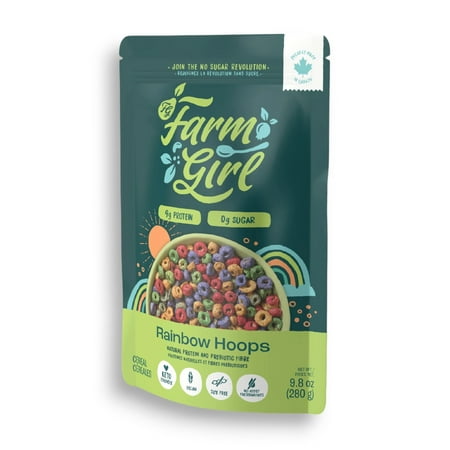 Farm Girl Rainbow Hoops Cereal  280g/9.88 oz