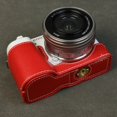 thumbnail image 2 of GadgetCom Camera Half Case Compatible with Sony Alpha ZV-E10 ZVE10 , Anti-Slip PU Leather Shell Protective Cover, 2 of 4