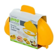 PrepSolutions 4-in-1 BPA-Free Microwave Egg Cooker, Dishwasher Safe