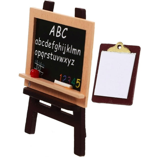 Mini Easel 1Set Assorted Color Wooden Household Easel Model for Home Use Safe Play Material