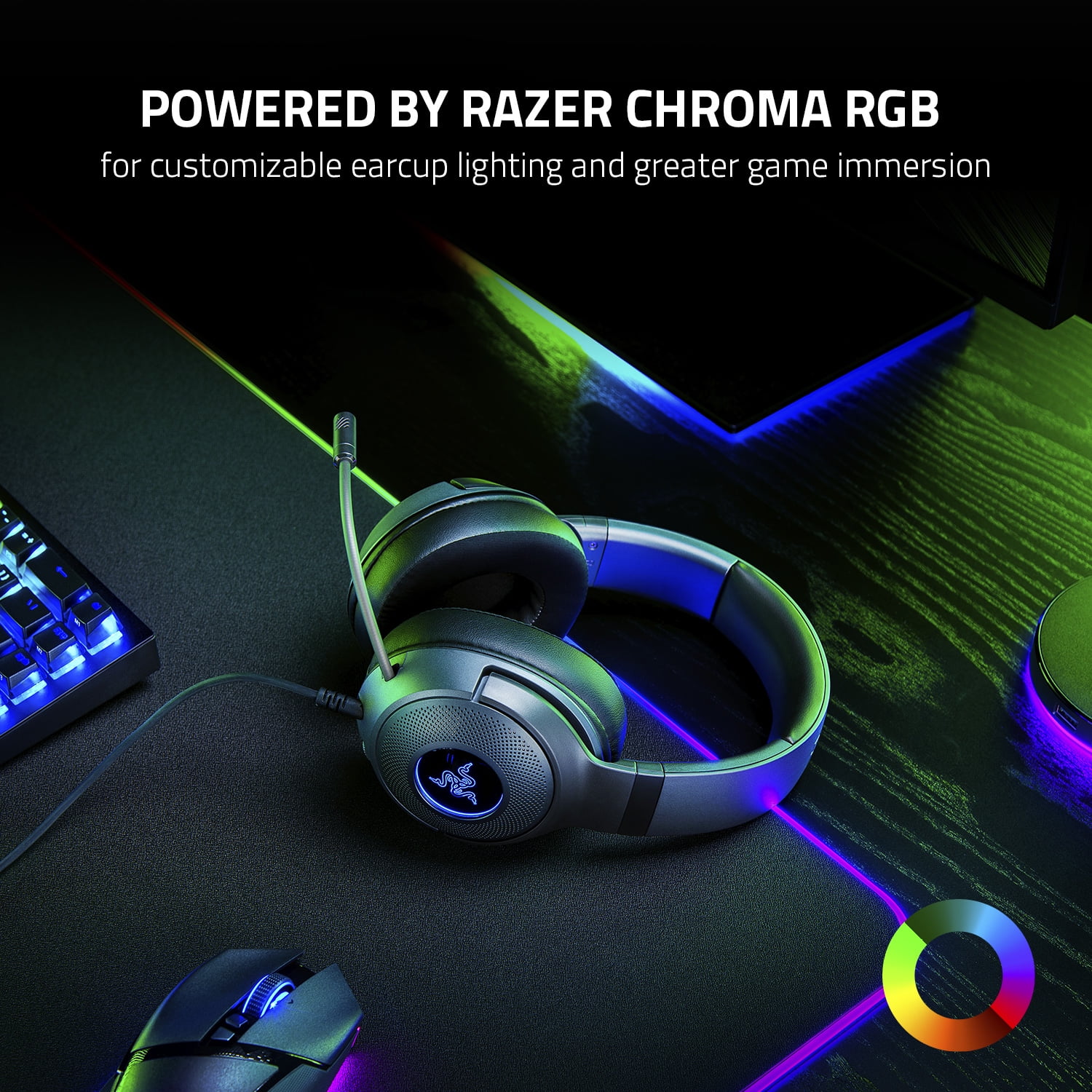 Casque gaming ultra-léger pour PC – Razer Kraken V3 X