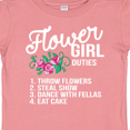 thumbnail image 4 of Inktastic Flower Girl Wedding Duties Girls Baby T-Shirt, 4 of 5