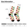 thumbnail image 2 of Balery Colorful Butterflies Calcetas Largas con Estampado para Hombre y Mujer – Suaves y Transpirables, Talla Única (US 5-11), 2 of 6