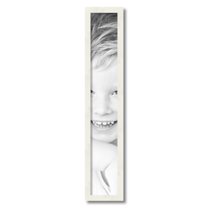 ArtToFrames 5x31" White Picture Frame, White Wood Poster Frame, with Regular Acrylic and 2 (FBPL-5140)