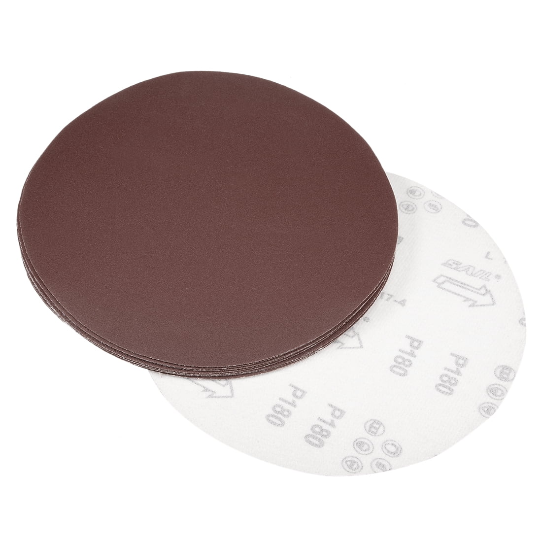 9 Inch Sanding Disc 180 Grits Flocking Sandpaper for Sander 10 Pcs
