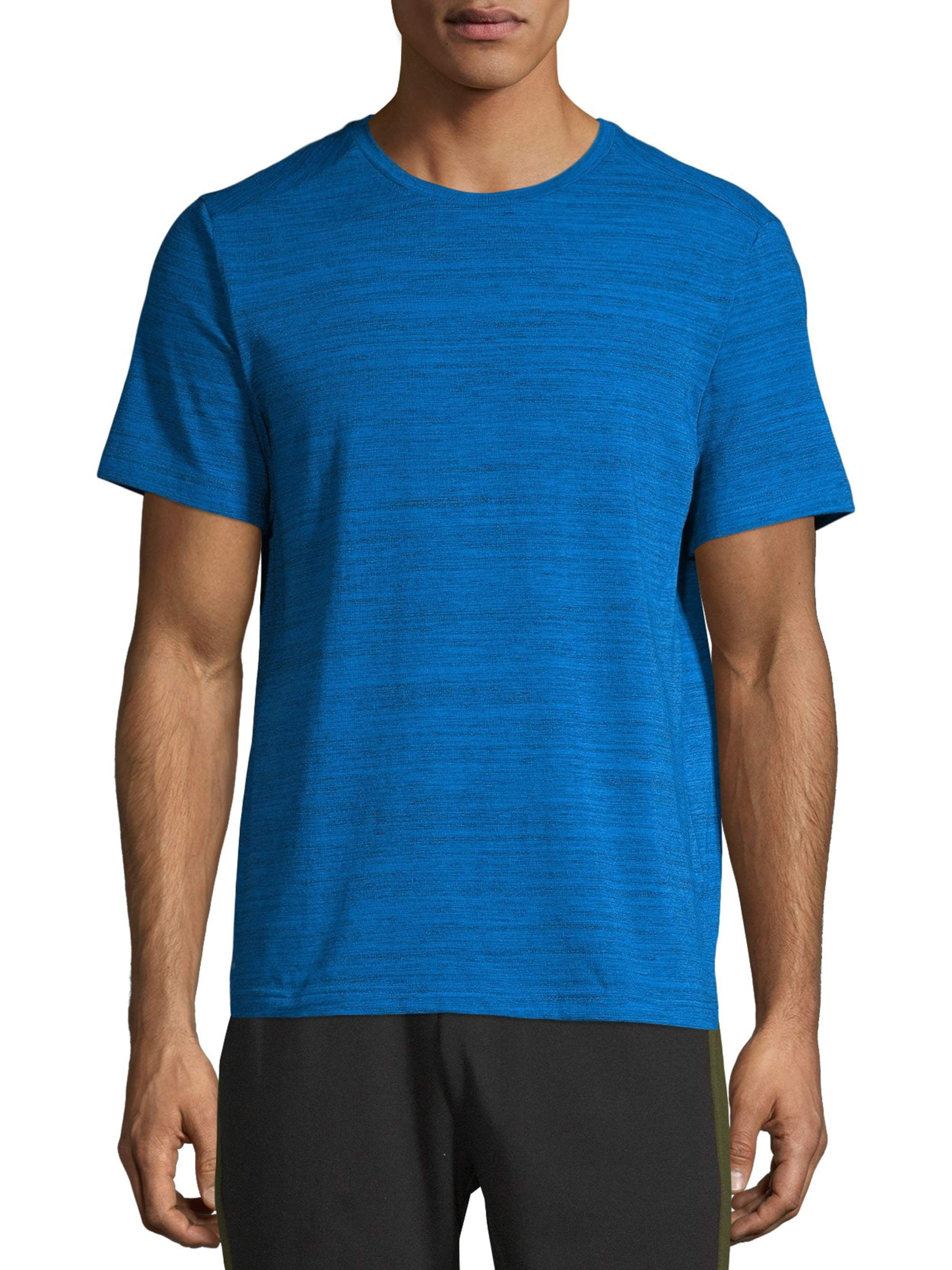 Athletic Works Men's and Big Men's Tri Blend Active T-Shirt, up to 5XL ...