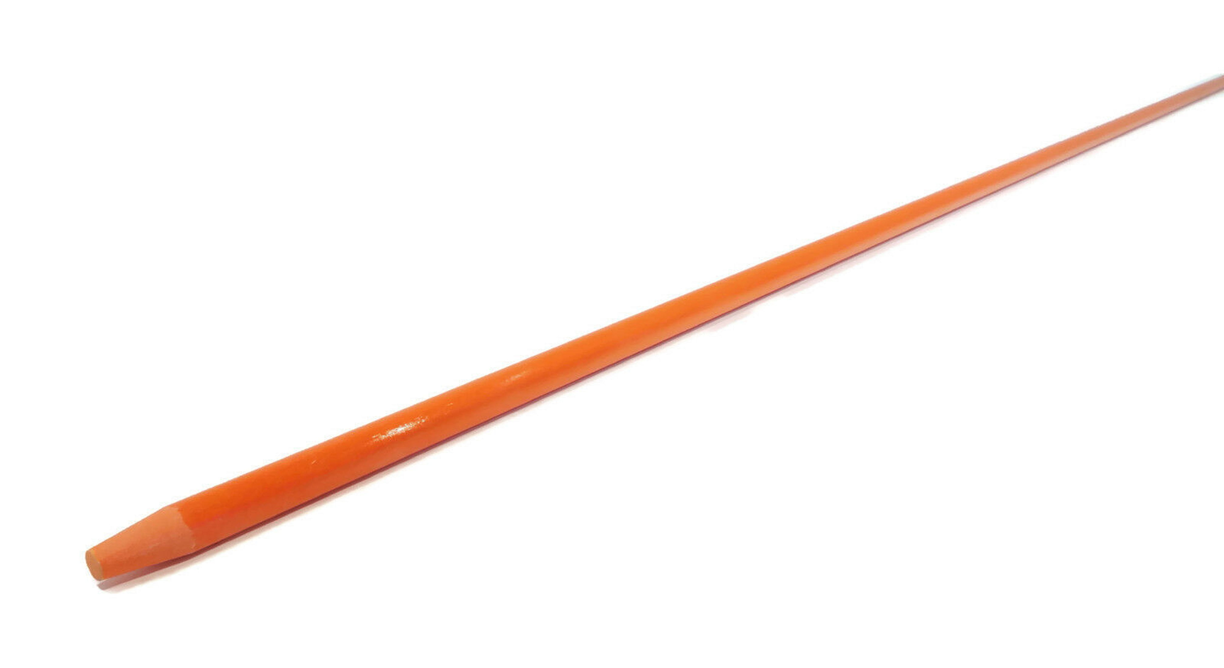Autoparts Snow Plow Stakes 48 Inch Long Driveway Markers Plow Stake Orange Fiberglass Stakes for Driveway 1/4 Thick Driveway Markers Pack of 200 