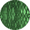 thumbnail image 1 of Ahgly Company Indoor Round Persian Emerald Green Traditional Area Rugs, 3' Round, 1 of 4