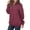 Vin Rouge, variante sur Sweatshirts à Quart de Zip pour Femmes, Manches Longues, Pull avec Poches