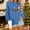 Blue, variant on Women's Christmas Print Sweatshirts Festive Loose Fashion Pullover Tops Fall Winter Long Sleeve Crew Neck Graphic Comfy Soft Shirts