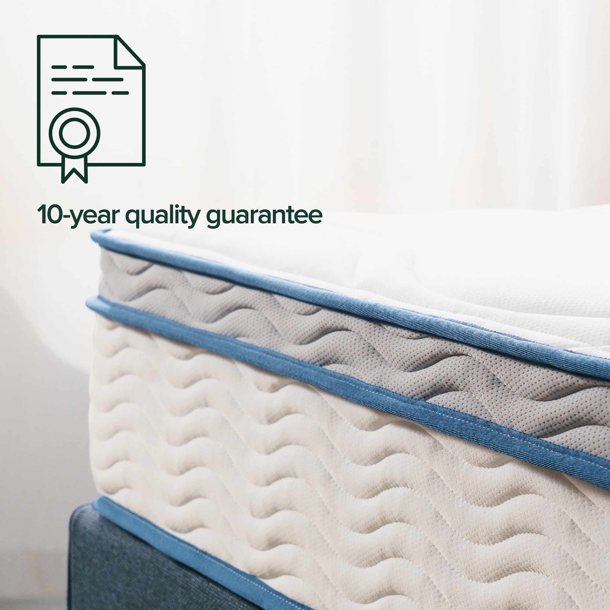 Zinus 8 inch Spring Sensation Hybrid Mattress