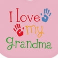 thumbnail image 4 of Inktastic I Love My Grandma Boys or Girls Baby Bib, 4 of 4