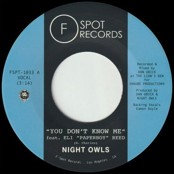 Night Owls - You Don't Know Me B/w If You Let Me - Music & Performance - Vinyl [7-Inch]