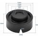 thumbnail image 2 of Desiderio 2 Piezas Almohadilla de Goma para Gato, Bloque de Goma Universal para Gato de Auto, Amortiguador de Cojín para Gato Hidráulico (Negro), 2 of 5