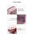 thumbnail image 3 of Yidarton Double Suction Cup Hanging Sink Kitchen Drain Basket Kitchen Fruit And Vegetable Drain Folding Storage Box Dry And Wet Separation Garbage Basket blue, 3 of 12