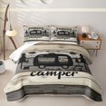 thumbnail image 2 of Catabedysis Camping Gifts Quilt King,Sweet Camper Print King Coverlet Set For Boys,Multicolor,3 Pieces, 2 of 7