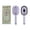 Purple, variant on 3‑in‑1 Ionic Steam Hair Brush, Rechargeable Spray Air Cushion Massage Comb, Anti‑Static Detangling Brush for Frizzy Hair, Scalp Care & Hair Straightening