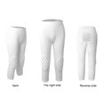 thumbnail image 4 of Children's 3/4 Compression Pants with Knee Pads and Butt Pad, Basketball Athletic Tights Quick Dry Sports Workout Leggings, 4 of 9