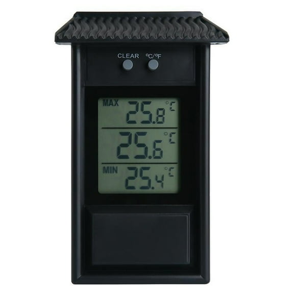 Digital Max Min Greenhouse Thermometer Indoor & Outdoor Garden Temperature Gauge