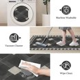 thumbnail image 6 of IsecretJoy Washable Kitchen Rugs Sets of 3, Non Slip Kitchen Mats for Floor Waterproof & Stain Resistant Runner Rug for Kitchen, Laundry Room, Hallway, 6 of 11