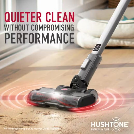 ONEPWR Emerge Tangleguard+ Bagless, Cordless, Replaceable Filter Stick Vacuum Cleaner for Carpet and Hard Floor, in Gray