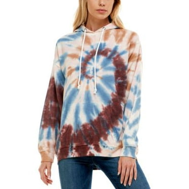 MSRP $34 Ultra Flirt Juniors' Tie-Dye Graphic Hoodie Size Medium