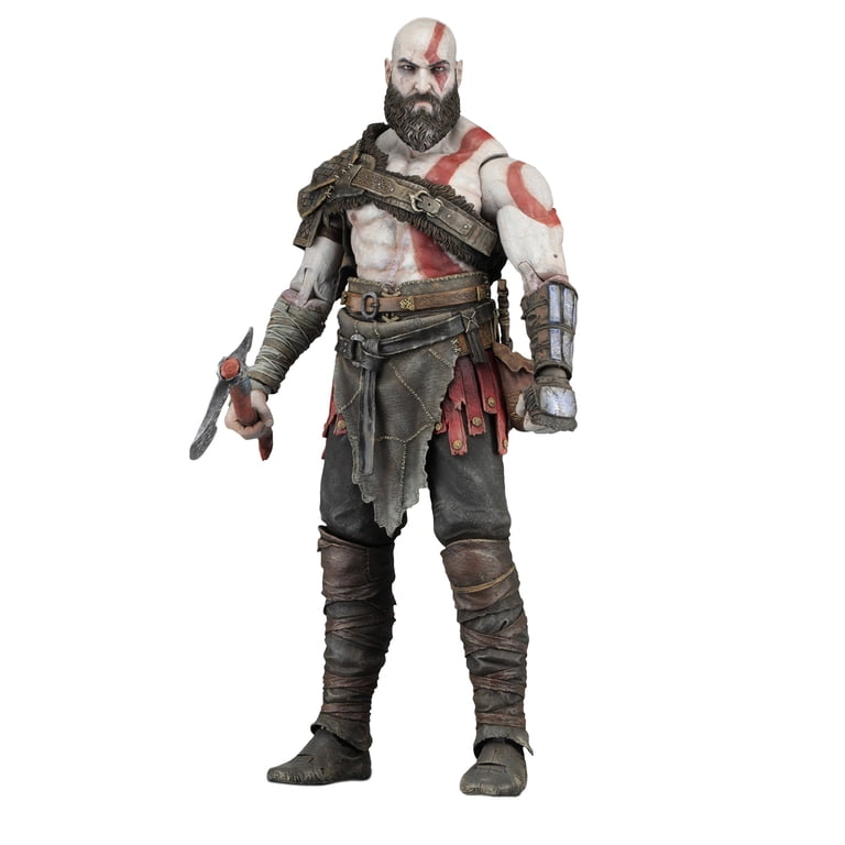NECA Kratos Action Figure 7 Inches Tall with Leviathan Axe Dagger