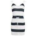 thumbnail image 5 of bnaln Women Summer Dresses 2024 Trendy Casual Striped Sleeveless Sling Dress V Neck Drawstring Waist Beach Dresses Cute Mini Dress Ladies Short Dresses with Pockets, 5 of 8