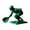 H, variant on Interesting Green Baseball Soldier Character Classic Toy Set Novel Player Statue Suitable For Home Desktop Decoration