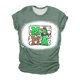 thumbnail image 1 of Mujeres Casual Béisbol Mamá Tie-dyed Impreso Manga corta Cuello redondo Pullover Blusa Camiseta Tops OAVQHLG3B Store lin121212, 1 of 5