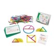 thumbnail image 4 of edxeducation GeoStix Deluxe Set - Learn Geometry with 100 Flexible Construction Sticks - Includes 2 Protractors and Activity Cards - Manipulative for Math Art and Fine Motor Skills, 4 of 5