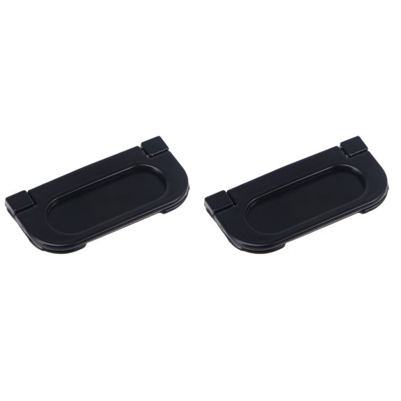 2pcs Flat Door Knob Solid Two Holes Cabinet Handle Drawer Pulls for Home Kitchen