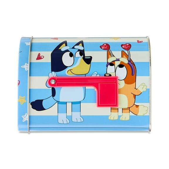 Bluey Tin Mailbox, 1 Count, Way to Celebrate, Party Favors