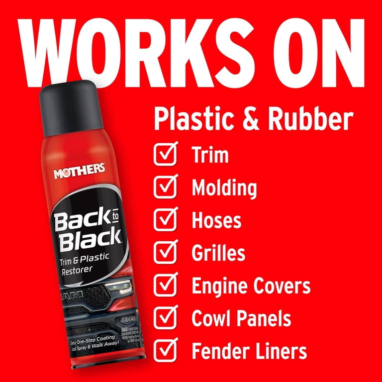 Mothers Back To Black Trim & Plastic Restorer, 10 Oz photo 4