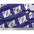 thumbnail image 3 of Soimoi Poly Georgette Fabric Fish Block Print Sewing Fabric Yard 52 Inch Wide, 3 of 3