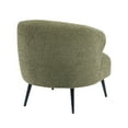 thumbnail image 5 of Neda Accent Chair- Soft Sage Green Boucle- Curved Barrel Back, 5 of 6