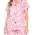 thumbnail image 5 of Casual Nights Women's Short Sleeve Floral Pajama Set, 5 of 5