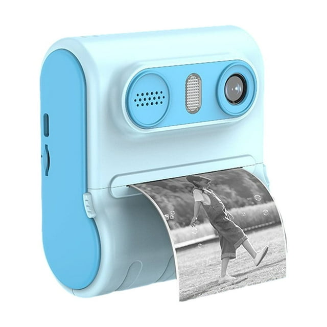 Electrónica Pisexur para hombres, cámara doble HD para niños, cámara de impresión térmica instantánea de 2,4 pulgadas, cámara para niños, impresión por error, portátil, fácil de usar, electrónica par
