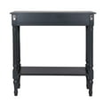 thumbnail image 6 of East at Main Traditional Solid Wood Console Table, Black, 6 of 10