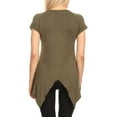 thumbnail image 4 of White Mark Women's Maternity Myla Embellished Tunic Top, 4 of 5