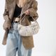 thumbnail image 1 of Bolso de viaje casual para mujer Color sólido Y2K Bolso de mensajero de moda PU Chic Hobo Bag, 1 of 8