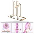 thumbnail image 3 of Dispensador de boletos de metal con base estable y soporte con ruedas para boletos de cine. Dispensador de boletos delicado con ruedas., 3 of 8
